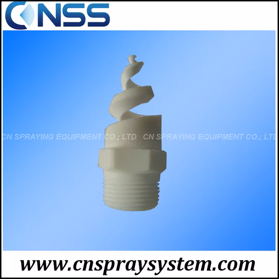 PTFE Spiral Nozzle with Full Cone Spraying for Dust Suppression