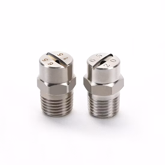 Stainless Steel Pesticide Misting Jet Flat Plastic Spare Part Lechler Spray Nozzle