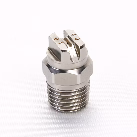 304ss 1/4 Car Washing 65 and 110 Degree Vee Jet Flat Fan Spray Nozzle